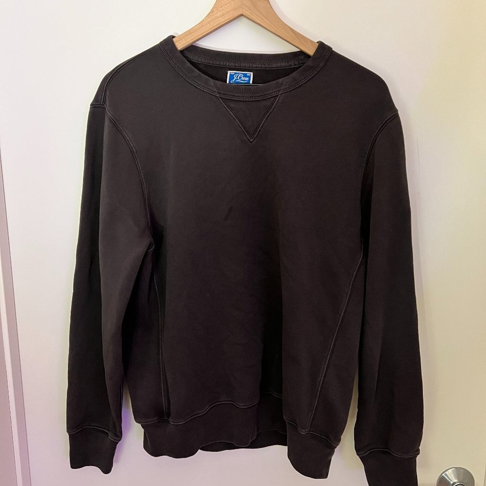 JCrew | Men's Crewneck Sweater | Washed Black | Medium